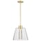 Nuvo Aura, 12 Inch LED Pendant, Brushed Brass, K9 Bubble Crystal, 3000K CCT 62/2182 - alternate 7